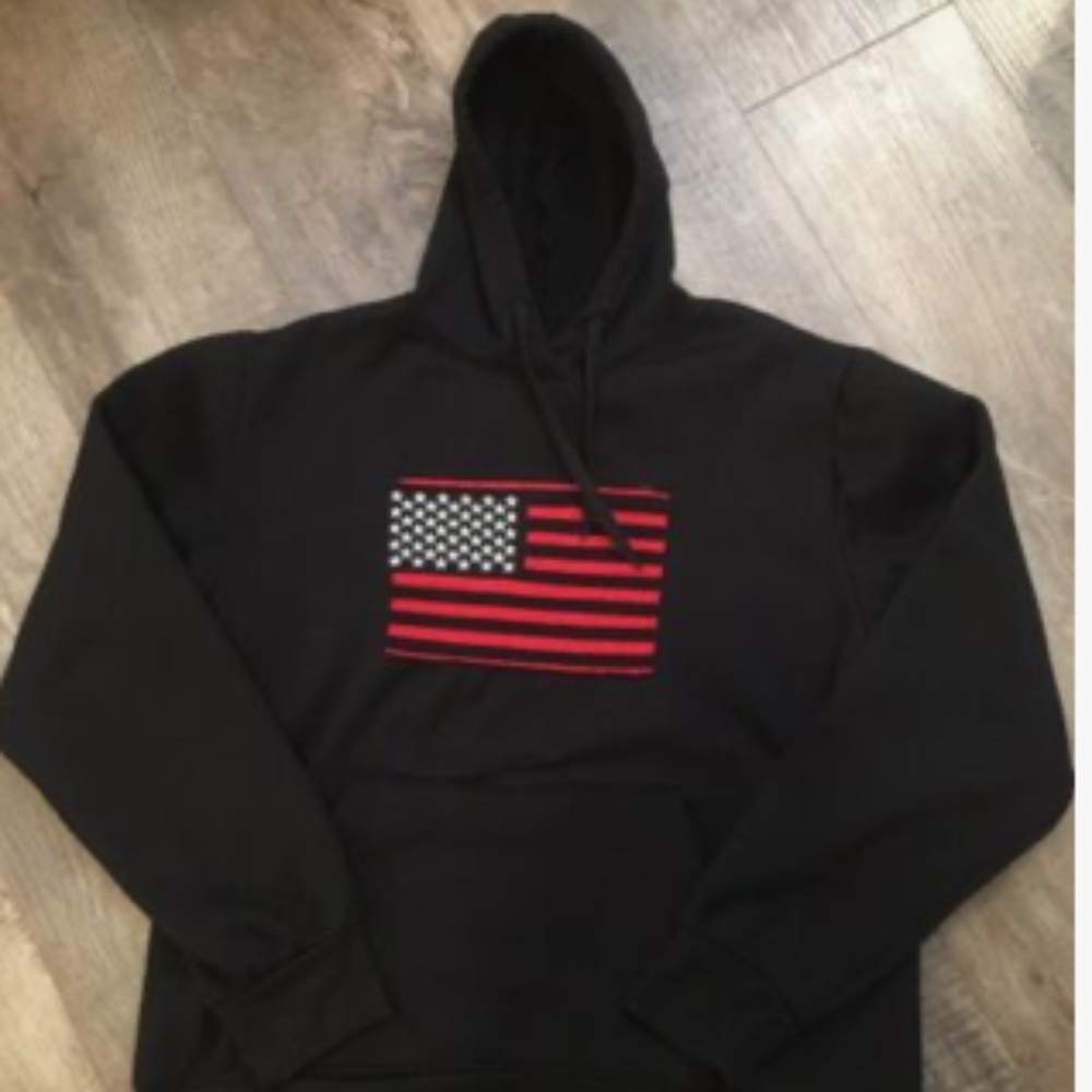 American Legends United States USA Flag Hoodie Sweatshirt